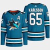 San Jose Sharks Erik Karlsson 65 Teal Primegreen 2022-23 Home Jersey - Robokeg