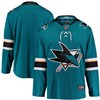 San Jose Sharks Fanatics Branded Breakaway Home Jersey - Teal Nhl - Robokeg