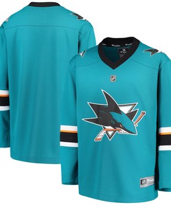San Jose Sharks Fanatics Branded Home Replica Blank Jersey - Teal Nhl - Robokeg