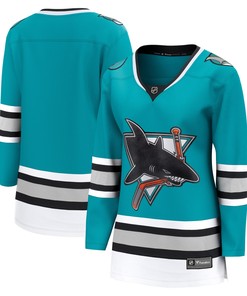 San Jose Sharks Fanatics Branded Womens 30th Anniversary Premier Breakaway Team Jersey - Teal Nhl - Robokeg