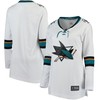 San Jose Sharks Fanatics Branded Womens Away Breakaway Jersey - White Nhl - Robokeg