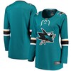 San Jose Sharks Fanatics Branded Womens Breakaway Away Jersey - Teal Nhl - Robokeg
