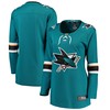 San Jose Sharks Fanatics Branded Womens Breakaway Home Jersey Teal Nhl - Robokeg