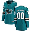 San Jose Sharks Fanatics Branded Womens Home Breakaway Custom Jersey - Teal Custom Jerseys Nhl - Robokeg