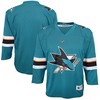 San Jose Sharks Home Replica Blank Jersey - Teal Nhl - Robokeg