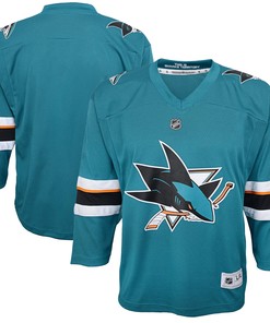 San Jose Sharks Infant Home Replica Team Jersey - Teal Nhl - Robokeg