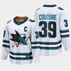 San Jose Sharks Logan Couture 2022-23 Away White 39 Jersey The Evolve - Robokeg