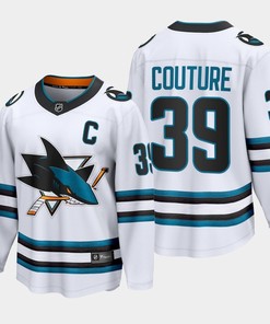 San Jose Sharks Logan Couture 2022-23 Away White 39 Jersey The Evolve - Robokeg