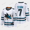 San Jose Sharks Nico Sturm 7 2022-23 Away White Jersey The Evolve - Robokeg