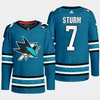 San Jose Sharks Nico Sturm 7 Teal Primegreen 2022-23 Home Jersey - Robokeg