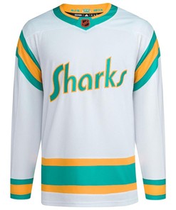 San Jose Sharks Reverse Retro 2.0 Jersey - White - Robokeg