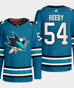 San Jose Sharks Scott Reedy 54 Teal Primegreen 2022-23 Home Jersey - Robokeg