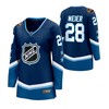 San Jose Sharks Timo Meier 28 2022 All-Star Women Blue Western Jersey - Robokeg
