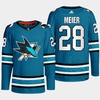 San Jose Sharks Timo Meier 28 Teal Primegreen 2022-23 Home Jersey - Robokeg