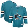 San Jose Sharks Toddler Home Replica Jersey - Teal Nhl - Robokeg