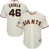 Santiago Casilla San Francisco Giants World Series Champions Cool Base Jersey - Cream - Robokeg