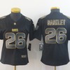 Saquon Barkley #26 New York Giants Nfl Explosion Legendary Gold Black Jersey - Robokeg