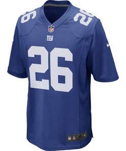 Saquon Barkley New York Giants 2018 Nfl Draft First Round Pick Game Jersey - Royal - Robokeg