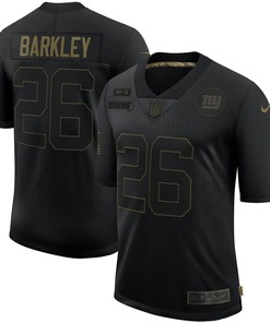 Saquon Barkley New York Giants 2020 Salute To Service Limited Jersey - Black - Robokeg