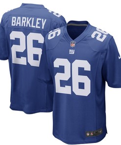 Saquon Barkley New York Giants Game Player Jersey Royal Nfl - Robokeg