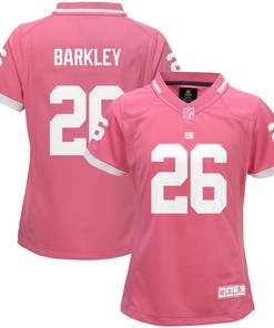 Saquon Barkley New York Giants Girls Bubble Gum Jersey - Pink Nfl - Robokeg