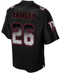 Saquon Barkley New York Giants Nfl Pro Line Smoke Fashion Jersey - Black - Robokeg