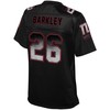 Saquon Barkley New York Giants Nfl Pro Line Womens Pro Line Smoke Fashion Jersey - Black - Robokeg