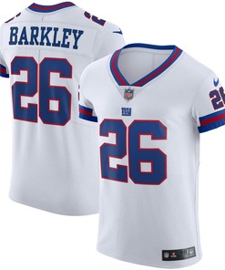 Saquon Barkley New York Giants Vapor Elite Player Jersey - White Nfl - Robokeg