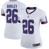 Saquon Barkley New York Giants Womens Color Rush Legend Jersey White Nfl - Robokeg