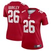 Saquon Barkley New York Giants Womens Inverted Legend Jersey - Red Nfl - Robokeg