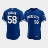 Scott Barlow 58 Kansas City Royals Men's 2022-23 Alternate Jersey - Royal Jersey - Robokeg