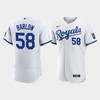 Scott Barlow 58 Kansas City Royals Men's 2022-23 Home Jersey - White Jersey - Robokeg