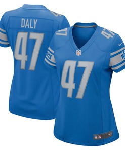 Scott Daly Detroit Lions Womens Game Jersey - Blue Nfl - Robokeg