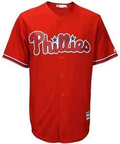 Scott Kingery Philadelphia Phillies Fashion Official Cool Base Player Jersey - Scarlet - Robokeg