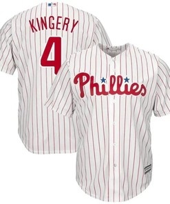Scott Kingery Philadelphia Phillies Official Cool Base Player Jersey - White - Robokeg