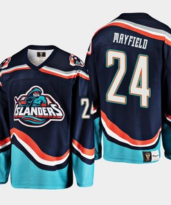 Scott Mayfield 24 New York Islanders Navy Reverse Retro 2.0 Jersey 2022-23 - Robokeg