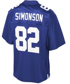 Scott Simonson New York Giants Nfl Pro Line Youth Player Jersey - Royal - Robokeg