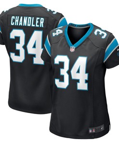 Sean Chandler Carolina Panthers Womens Game Jersey - Black Nfl - Robokeg