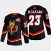 Sean Monahan 23 Calgary Flames Alternate Black Jersey 2022-23 - Robokeg