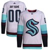 Seattle Kraken Adidas Away Primegreen Authentic Custom Jersey White Custom Jerseys Nhl - Robokeg