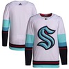 Seattle Kraken Adidas Away Primegreen Authentic Jersey - White Nhl - Robokeg