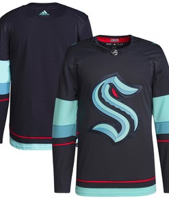 Seattle Kraken Adidas Home Authentic Primegreen Jersey - Navy Nhl - Robokeg
