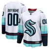 Seattle Kraken Fanatics Branded Away Breakaway Custom Jersey - White Custom Jerseys Nhl - Robokeg