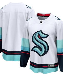 Seattle Kraken Fanatics Branded Away Breakaway Jersey - White Nhl - Robokeg