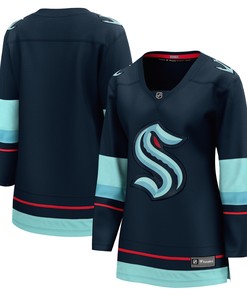 Seattle Kraken Fanatics Branded Womens Home Breakaway Jersey - Navy Nhl - Robokeg