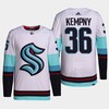 Seattle Kraken Michal Kempny 36 White Away Primegreen Jersey 2022-23 - Robokeg