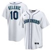 Seattle Mariners #10 Jarred Kelenic Home Replica Jersey - White - Robokeg