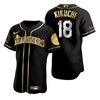 Seattle Mariners #18 Yusei Kikuchi Mlb Golden Brandedition Black Jersey Gift For Mariners Fans - Robokeg