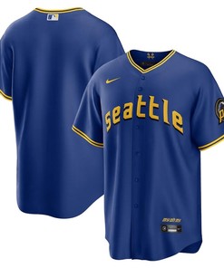 Seattle Mariners 2023 City Connect Men Game Jersey - Royal - Robokeg