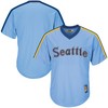 Seattle Mariners Majestic Cooperstown Cool Base Replica Team Jersey - Light Blue Mlb - Robokeg